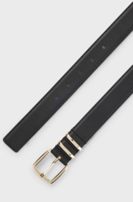 Italian-leather belt, Black
