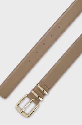 Italian-leather belt, Brown