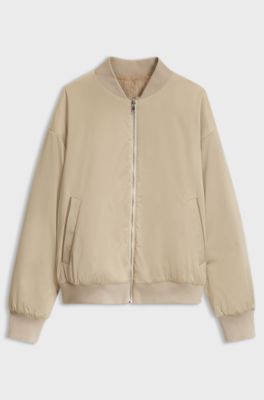 Wool-blend coat, Light Beige