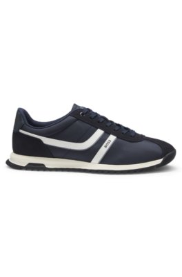 Boss Low-top trainers with faux-leather trims låga sneakers herr – bild 3