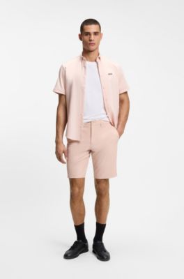 Sneakers i l&auml;der med folielogga, Svart