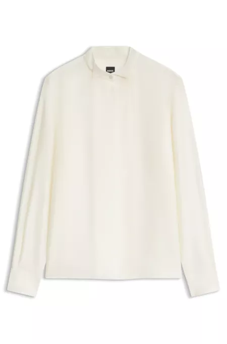 Pin-tuck blouse