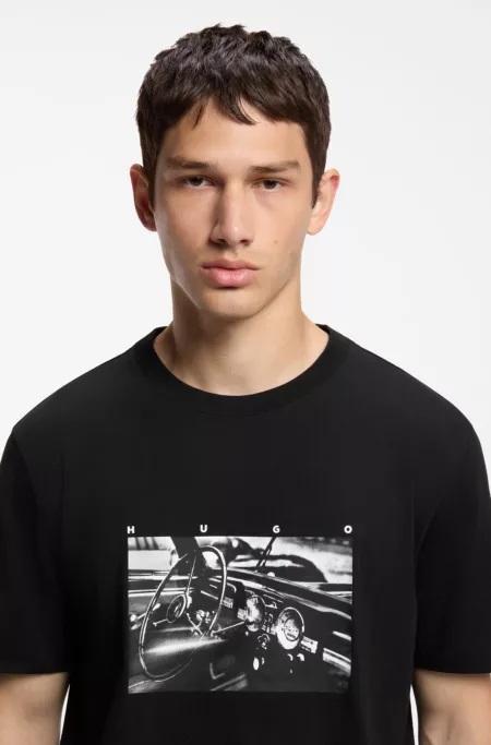 Relaxed-fit T-shirt in cotton with graphic print