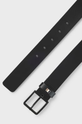 Leather belt, Black