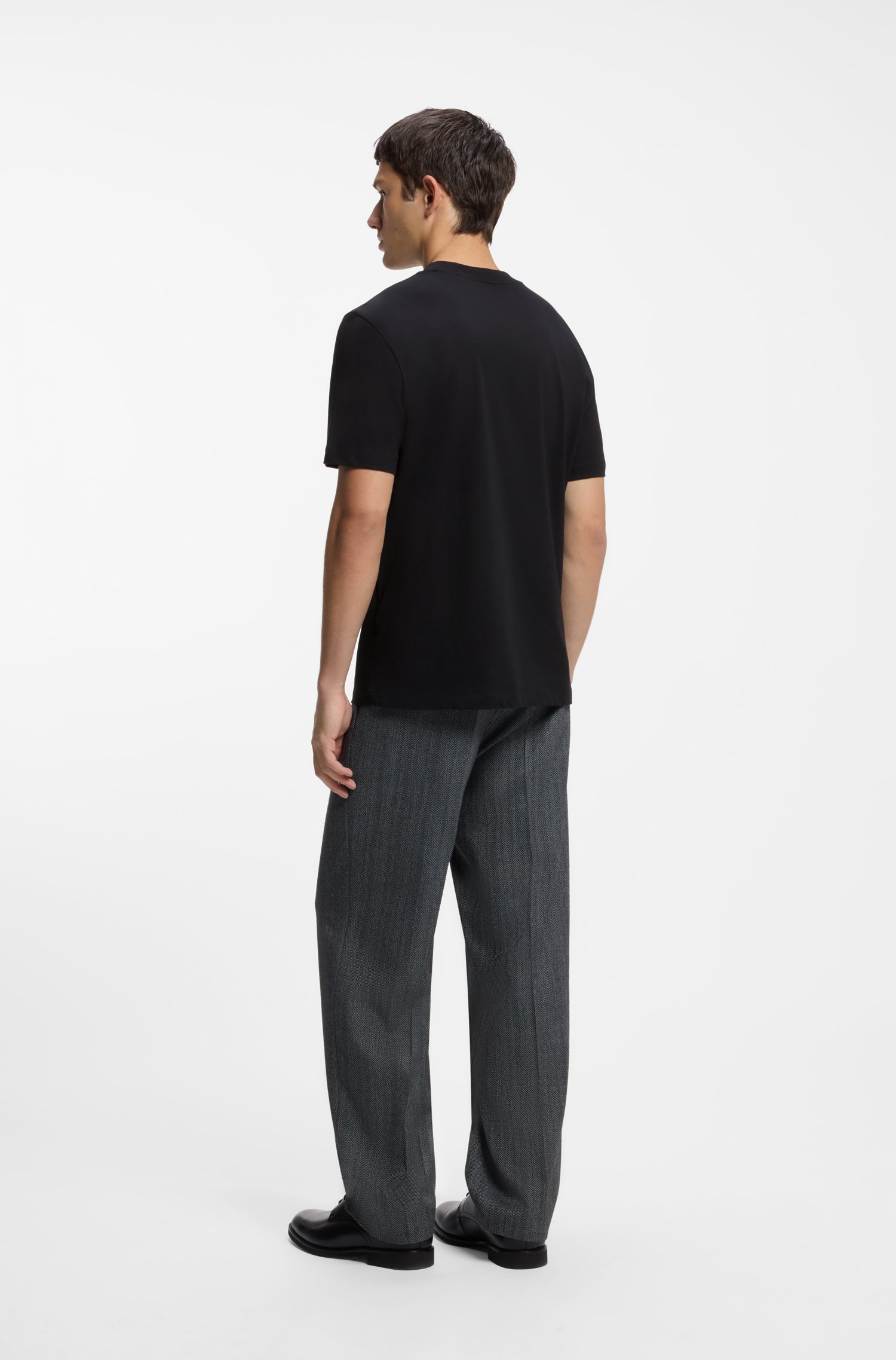 Hugo Cotton-jersey T-shirt with graphic print herr – bild 3