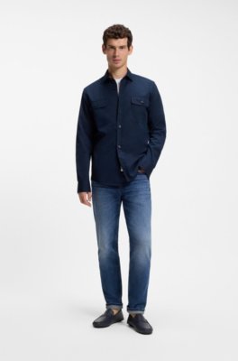Boss Tumbled-leather loafers with driver sole herr – bild 2