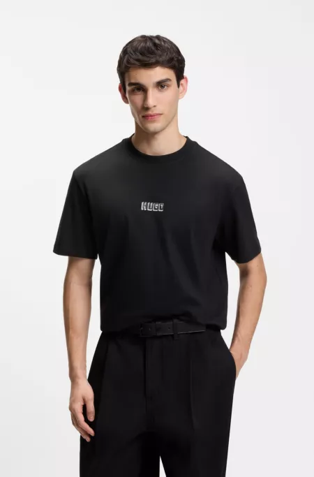 T-shirt en jersey de coton avec logo