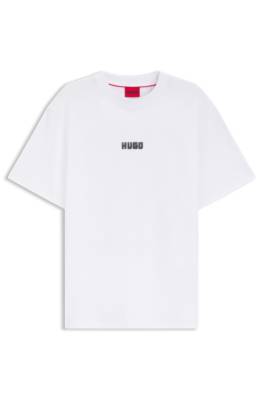 Hugo Logo T-shirt in cotton jersey herr – bild 4
