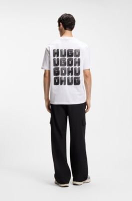 Logo T-shirt in cotton jersey, White