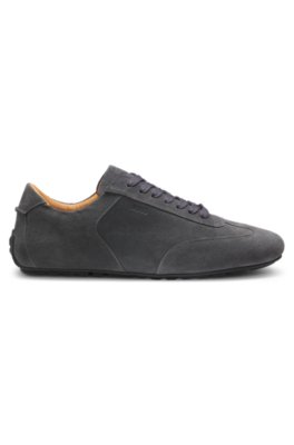Boss Suede trainers with embossed logo låga sneakers herr – bild 3