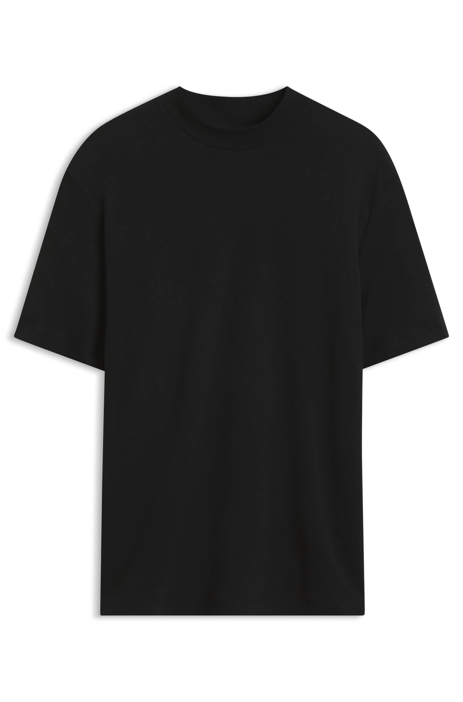 Hugo Slim-fit T-shirt in cotton and wool herr – bild 4