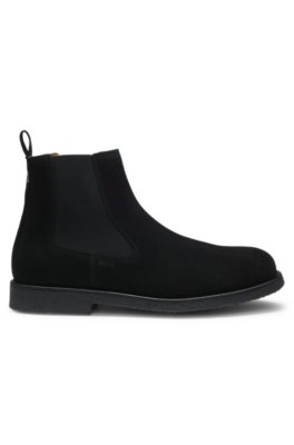 Boss Chelsea boots in suede with signature-stripe stitching herr – bild 3