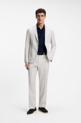 Suede loafers with tassel trim, Dark Blue