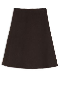 A-line skirt in a wool blend