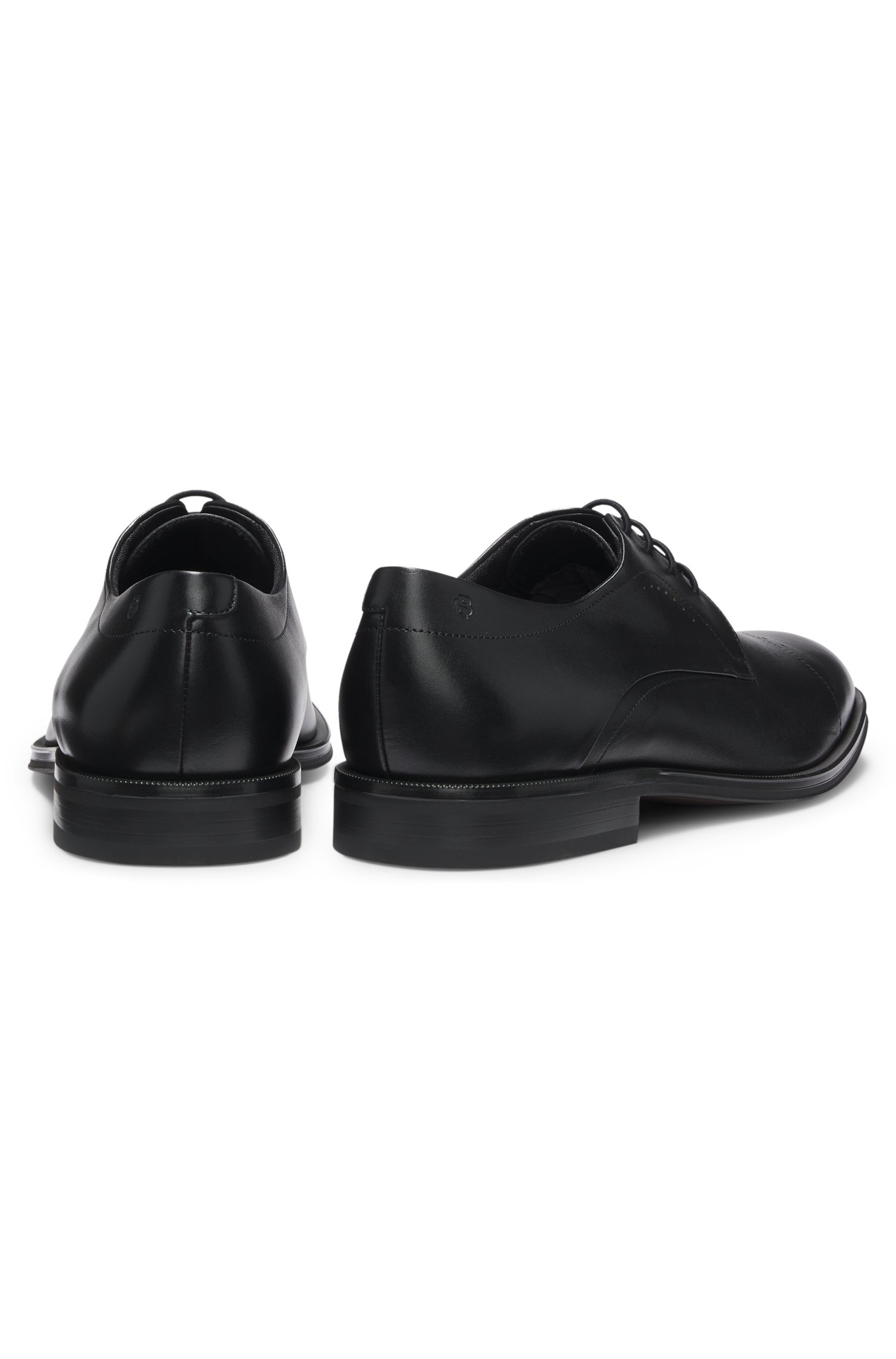 Boss Leather Derby shoes with cap toe snörskor herr – bild 3