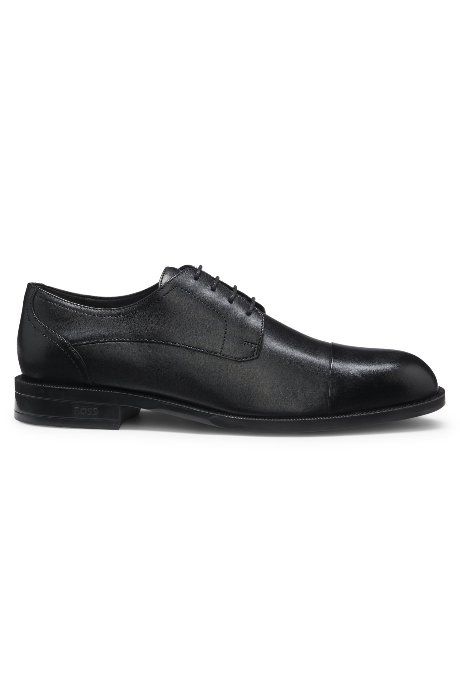 Boss Leather Derby shoes with cap toe snörskor herr – bild 2
