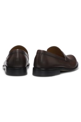 Boss Leather loafers with penny trim herr – bild 3