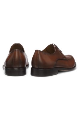 Boss Leather Derby shoes with embossed logo finskor herr – bild 3