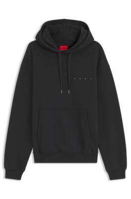 Cotton hoodie with spaced-out logo and back graphic 4