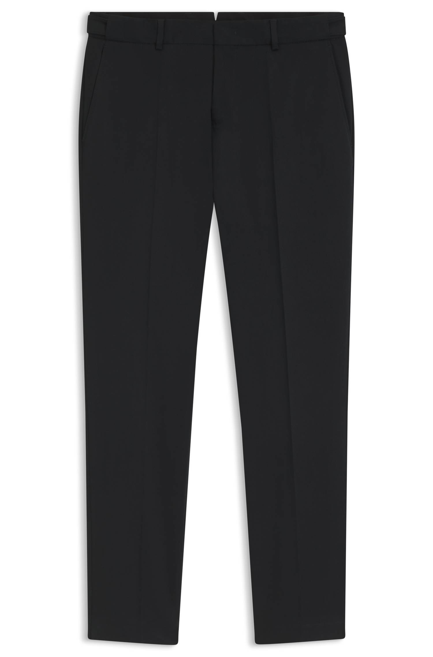 Boss Slim-fit trousers in washable stretch cotton byxor herr – bild 4