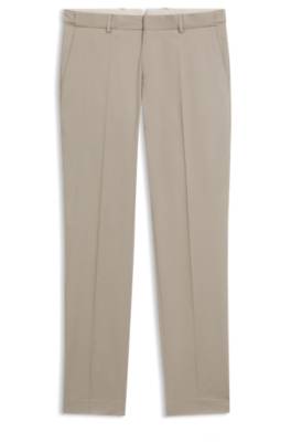 Boss Slim-fit trousers in washable stretch cotton kostymbyxor herr – bild 4