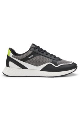 Boss Mesh trainers with ribbed sole låga sneakers herr – bild 3