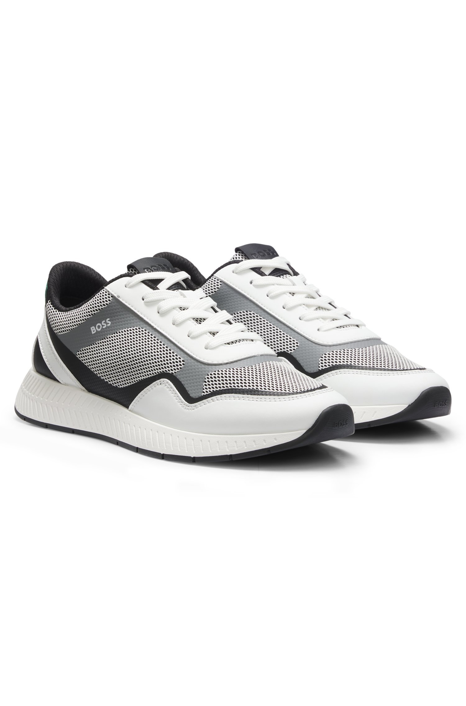 Boss Mesh trainers with ribbed sole sneakers herr