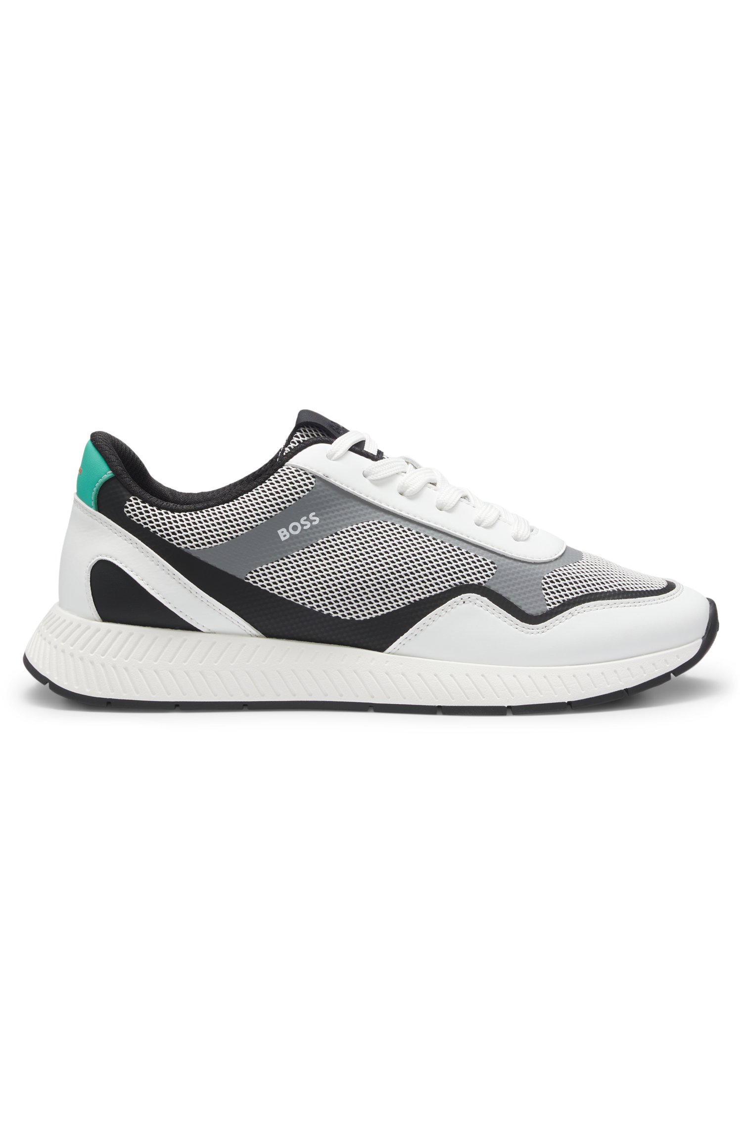 Boss Mesh trainers with ribbed sole sneakers herr – bild 3