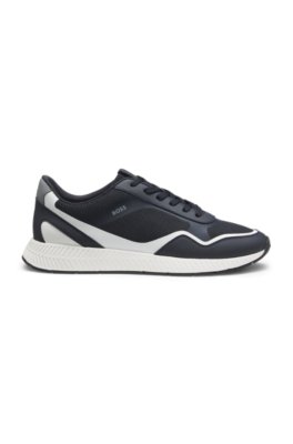 Boss Mesh trainers with ribbed sole låga sneakers herr – bild 3
