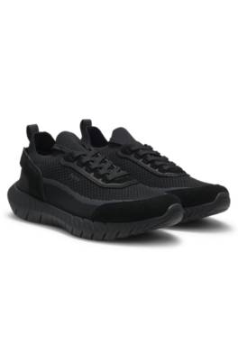 Sock trainers with suede trims 1