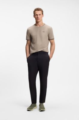 Sock trainers with suede trims , Dark Green