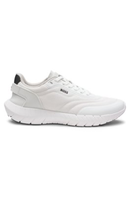 Boss Running trainers with leather trims låga sneakers herr – bild 3