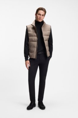 Boss Wool-blend rollneck sweater with structured details polotröjor herr – bild 2