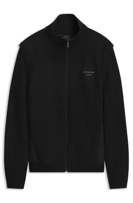 Porsche x BOSS hybrid jacket with detachable sleeves