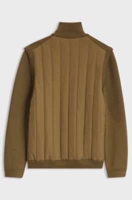 Porsche x BOSS veste hybride avec manches d&eacute;tachables, Marron