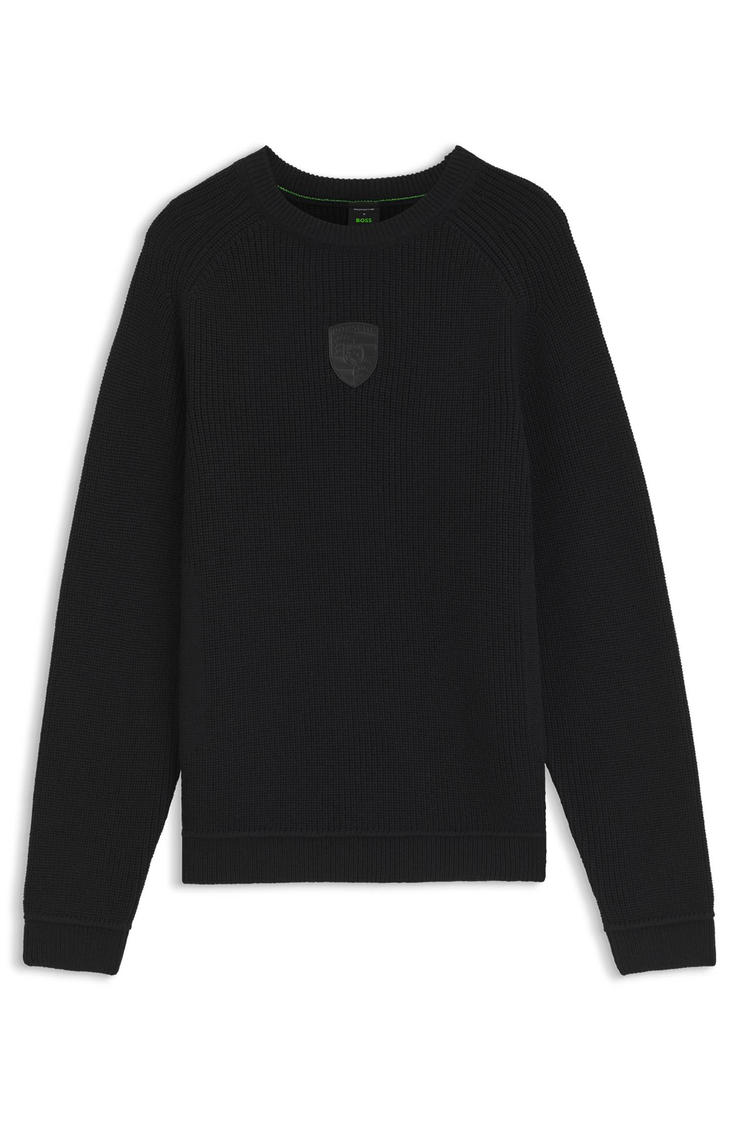 Boss Porsche x Signature Edition virgin-wool sweater stickade tröjor herr – bild 4