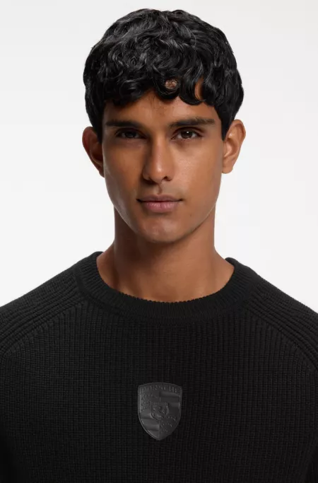 Pull Porsche x BOSS en laine vierge Édition Signature