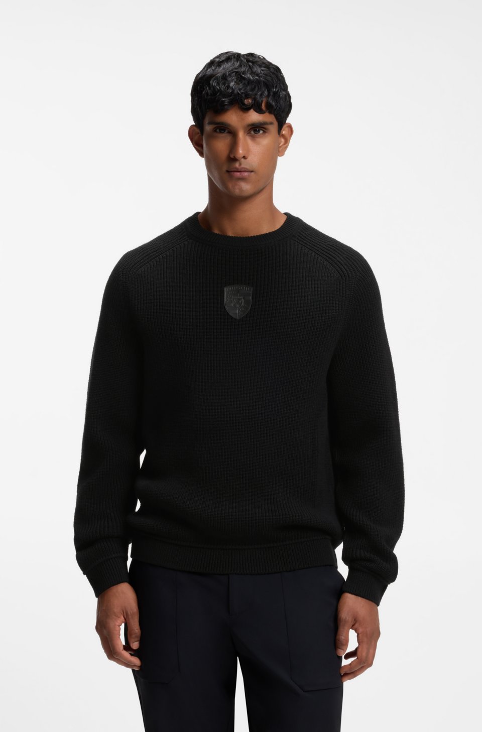 Porsche x BOSS Signature Edition virgin-wool sweater