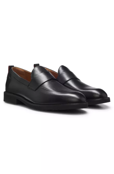 Mocassins en cuir avec finition Penny