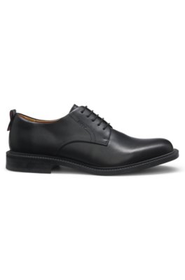 Hugo Derby shoes in leather with embossed logo finskor herr – bild 3