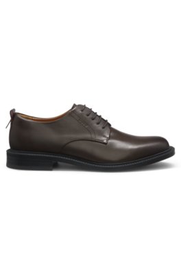 Hugo Derby shoes in leather with embossed logo finskor herr – bild 3