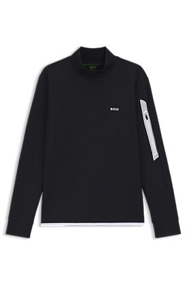Crew-neck sweatshirt in a cotton blend