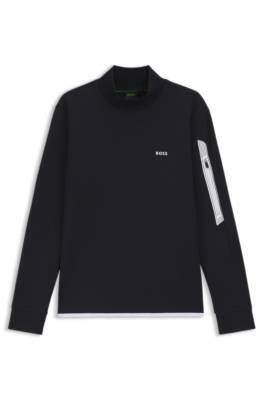 Boss Crew-neck sweatshirt in a cotton blend herr – bild 4