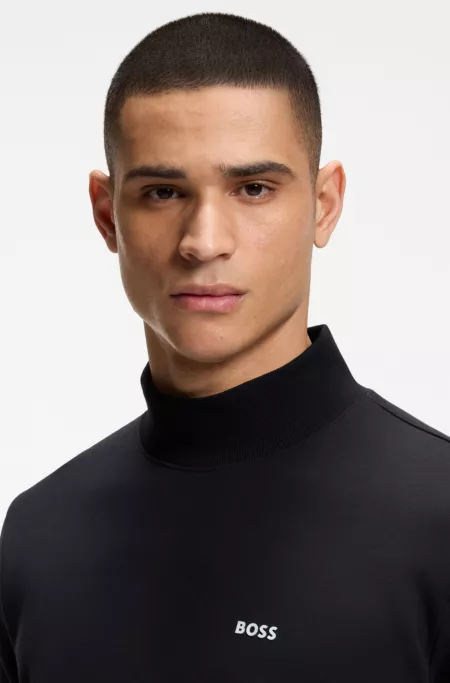 Sweatshirt aus Baumwoll-Mix mit Rundhalsausschnitt