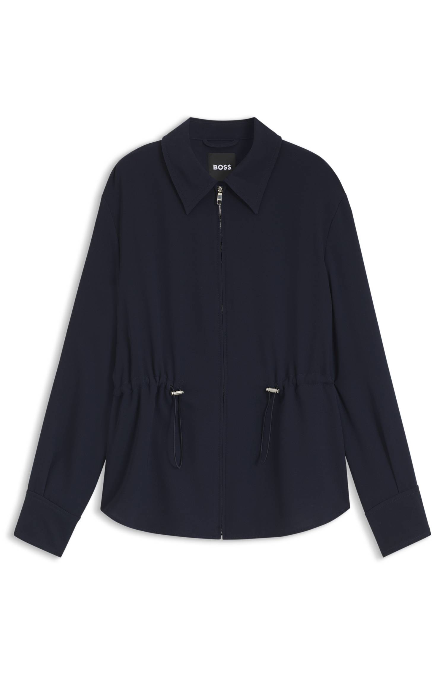 Boss Crease-resistant jacket with adjustable drawstring waist dam – bild 4