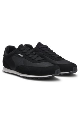Ripstop lace-up trainers with EVA-rubber sole
