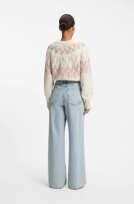 Jean Relaxed coupe large en denim bleu clair