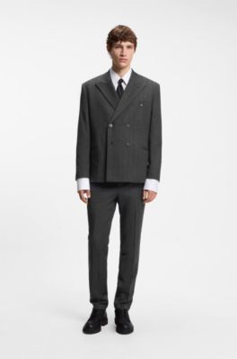 HUGO x entire studios slim-fit trousers, Dark Grey