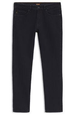 Jeans slim fit in comodo denim elasticizzato blu scuro