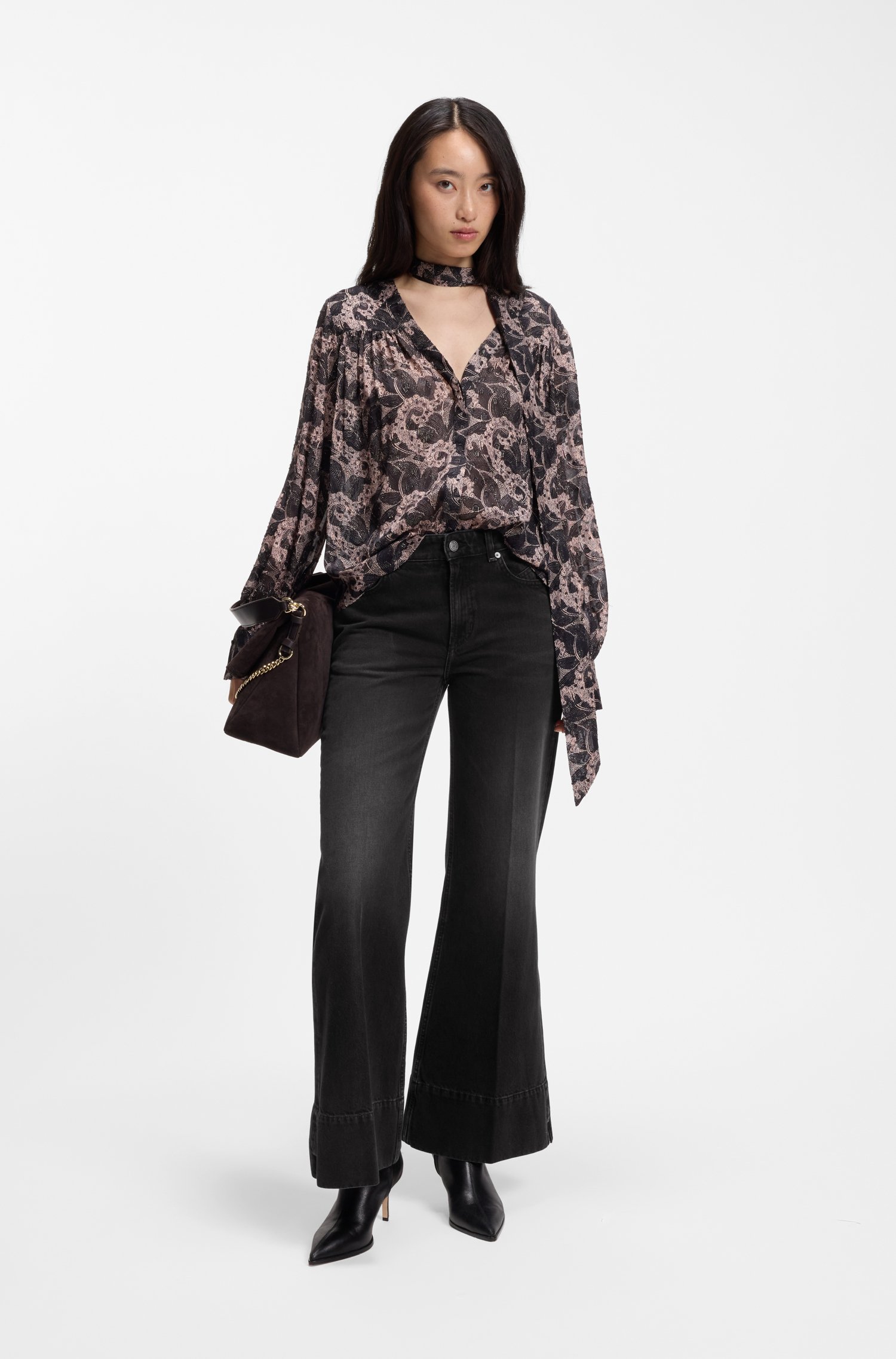 Boss bootcut jeans Gloria dam – bild 3